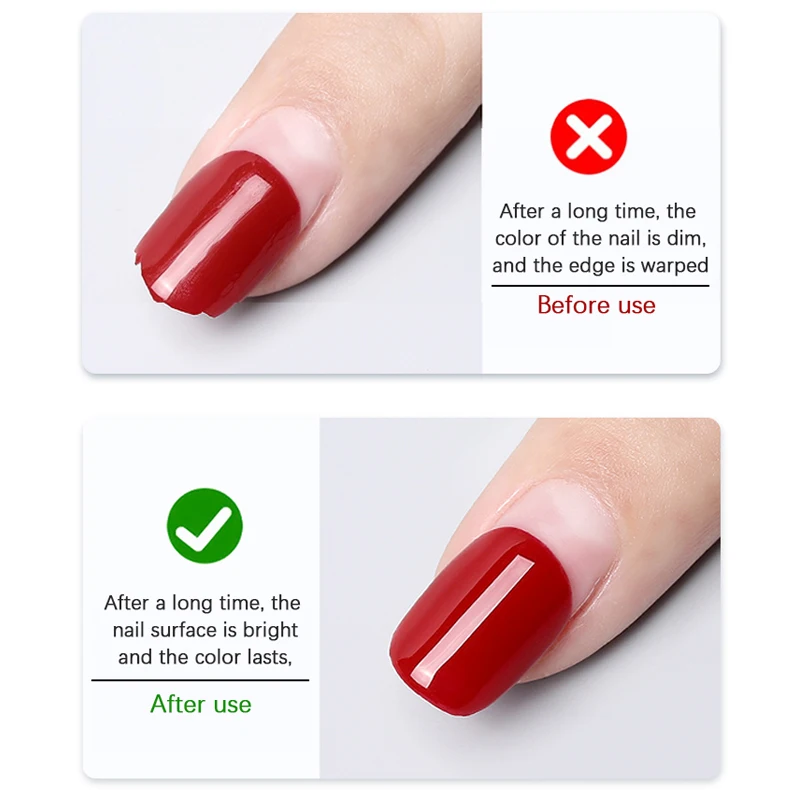 15ml Reinforcing Gel Base Coat Top Coat Nail Gel Polish Tempered Full Coverage Semi Permanent Soak Off UV LED Lacquer