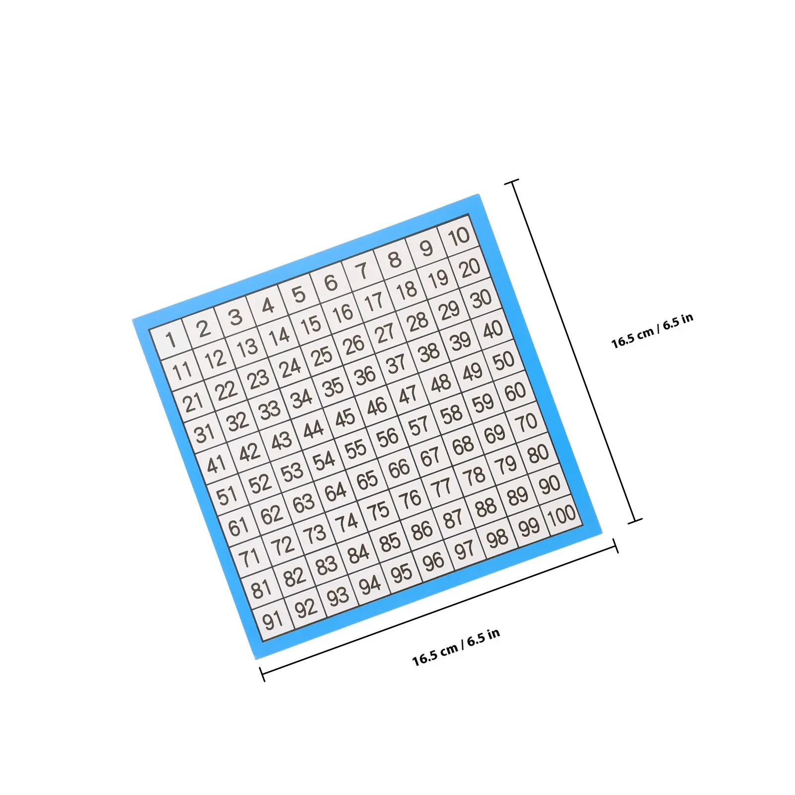 10장 숫자표, 백자리 숫자표(1-100), 수학 교육용 차트, 교실, 홈스쿨링, 교육용품