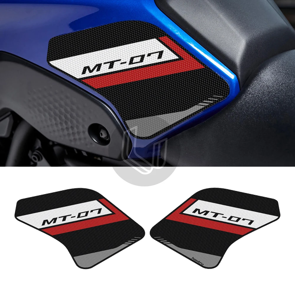 

For YAMAHA MT-07 2021-2022 Motorcycle Anti-slip Side Tank Pad Protection Knee Grip Mat