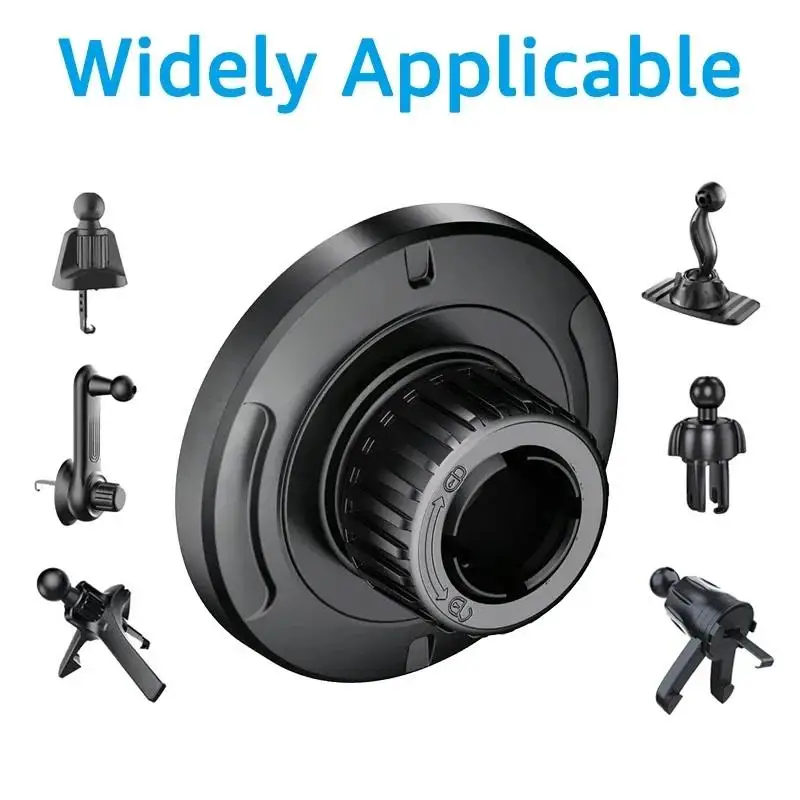 Universal Magnetic Car Phone Holder for Magsafe - 17mm Ball Head Base Accessory