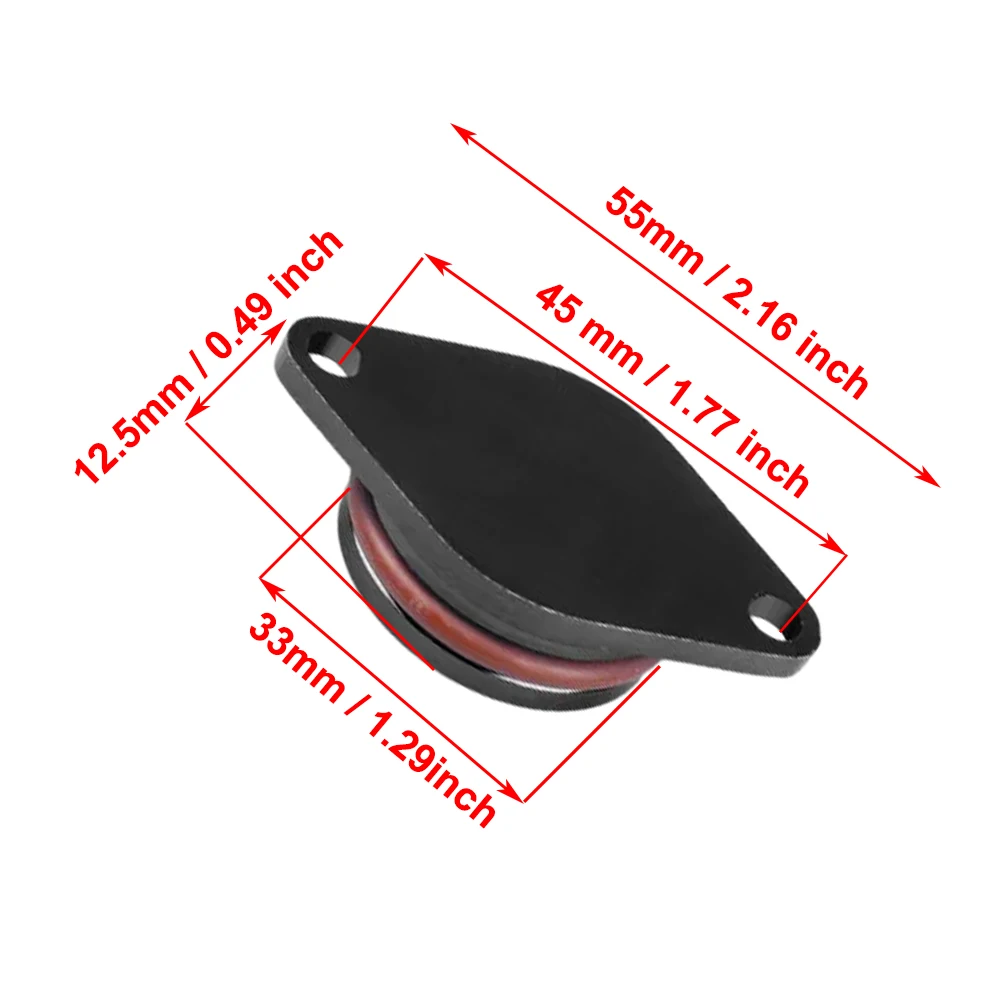 키 블랭크 스월 블랭크 플랩 수리 삭제 키트, 흡기 개스킷 포함, 자동차 교체 부품, 6X33mm