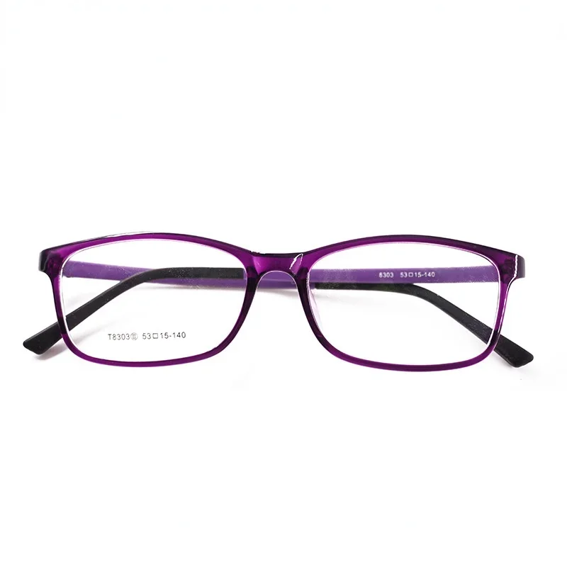 

53-15-140 Men's TR90 Square-Rimmed Glasses Optical Myopia Glasses Rim Optical Glasses Prescription Frame 8303