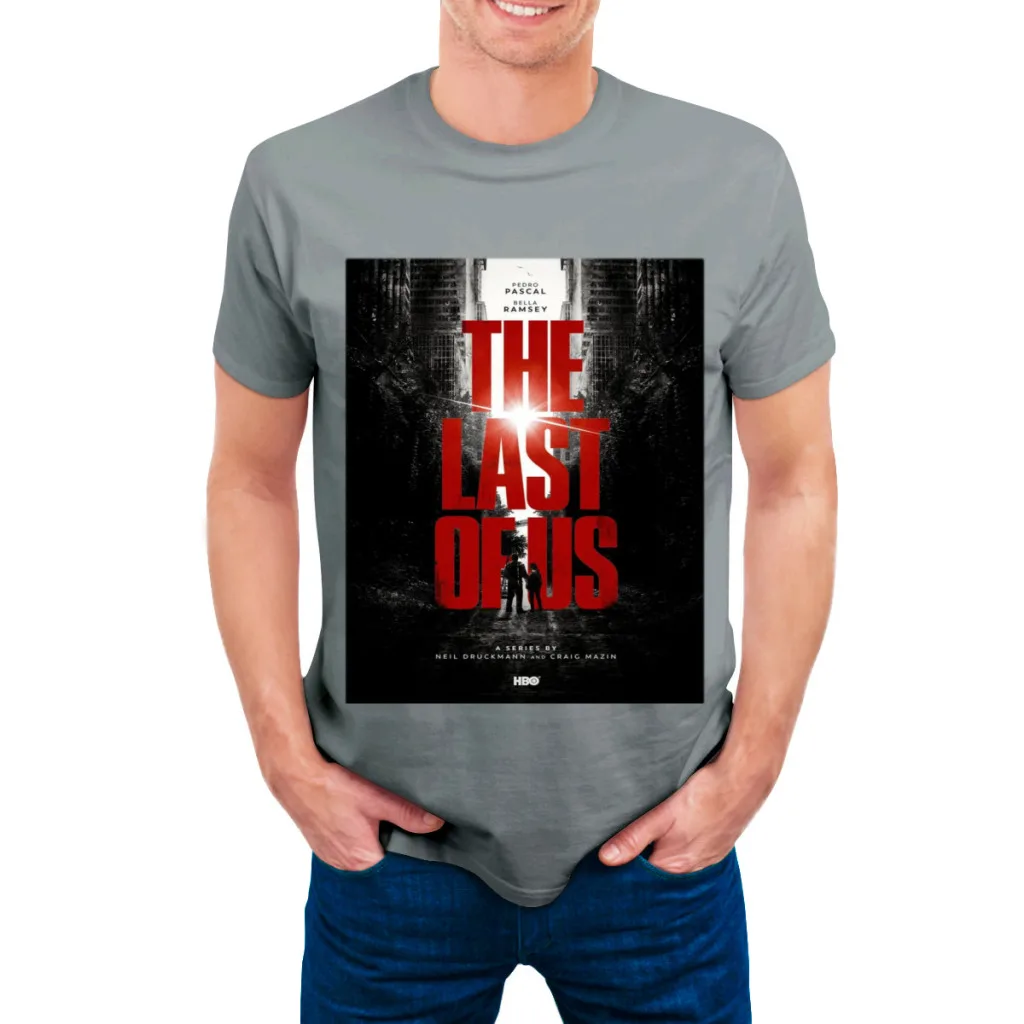 thumbnail image 1 of Camiseta de manga corta con cuello redondo y nueva camiseta de verano para hombre de The Last Of Us, 1 of 5