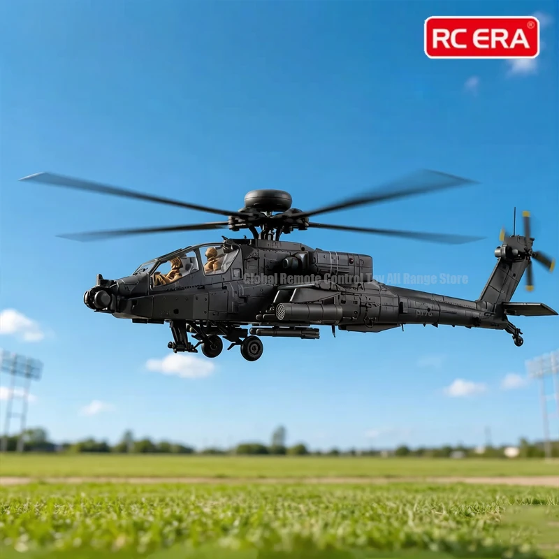 RC ERA C170 RC Helicopter 1:48 Apache Brushless Stunt Armed 6CH RC Helicopter Model with 6-axis Gyroscope Stabilization Toy Gift - 3