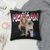 Liv Morgan Square Pillowcase Pillow Cover Cushion Zip Decorative Comfort Throw Pillow for Home Bedroom 6