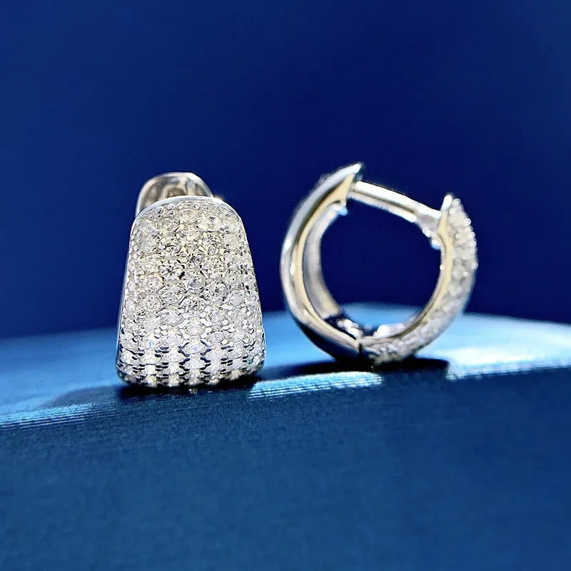 

Серьги-кольца женские из серебра 100% пробы с бриллиантами