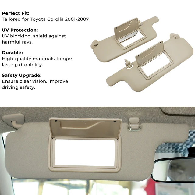 Visera Solar 7432042420b0, Multifuncional Para El Lado Izqui