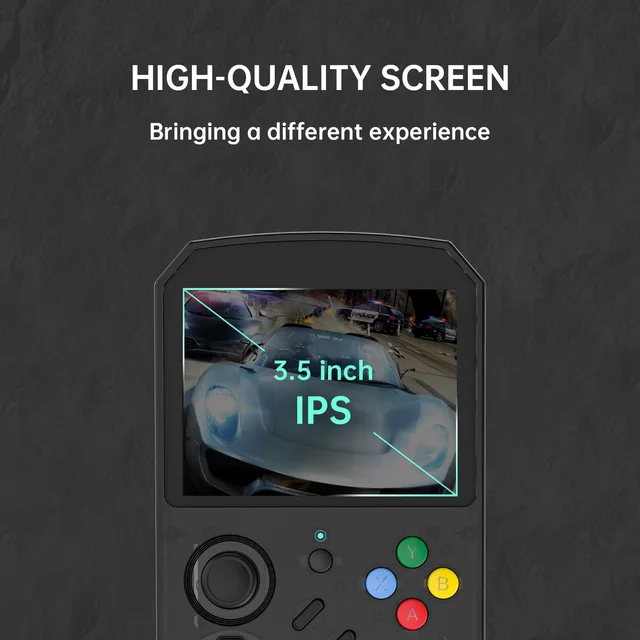 GAMINJA 3.5Inch Screen Portable Handheld Game Console Built in Classic Retro Games Linux System Retro Handheld Game Console 3
