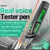 VC1019 Red Laser Test Pen Voice Broadcast Voltage Detector 12-1000V Volt Current Non-Contact Pen Electric Tester Meter Tool 1