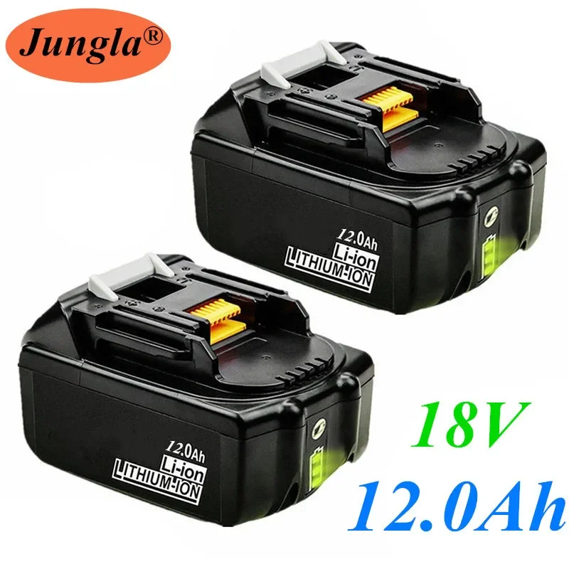 

100% Original for Makita 18V 12000mAh Rechargeable Power Tools Battery with LED Li-ion Replacement LXT BL1860B BL1860 BL1850