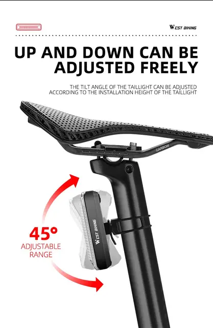 WEST BIKING USB 250 Lúmenes Luz Para Bicicleta Con Bocina Bicicleta | Bodega Aurrera En Línea - Foto 8