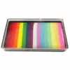 Wholesale 120g Rainbow Split Cake UV Matte Pearly Water Activated Eyeliner Face Painting Body Art Paint (free sponge) 4