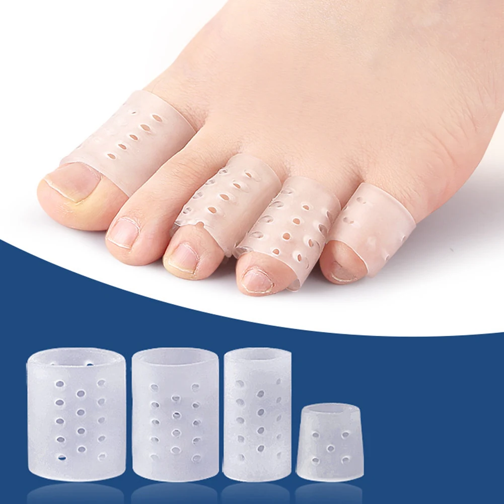 Toe Sleeves 10pcs,Gel Toe Protecters Covers For Middle Toe - View #3