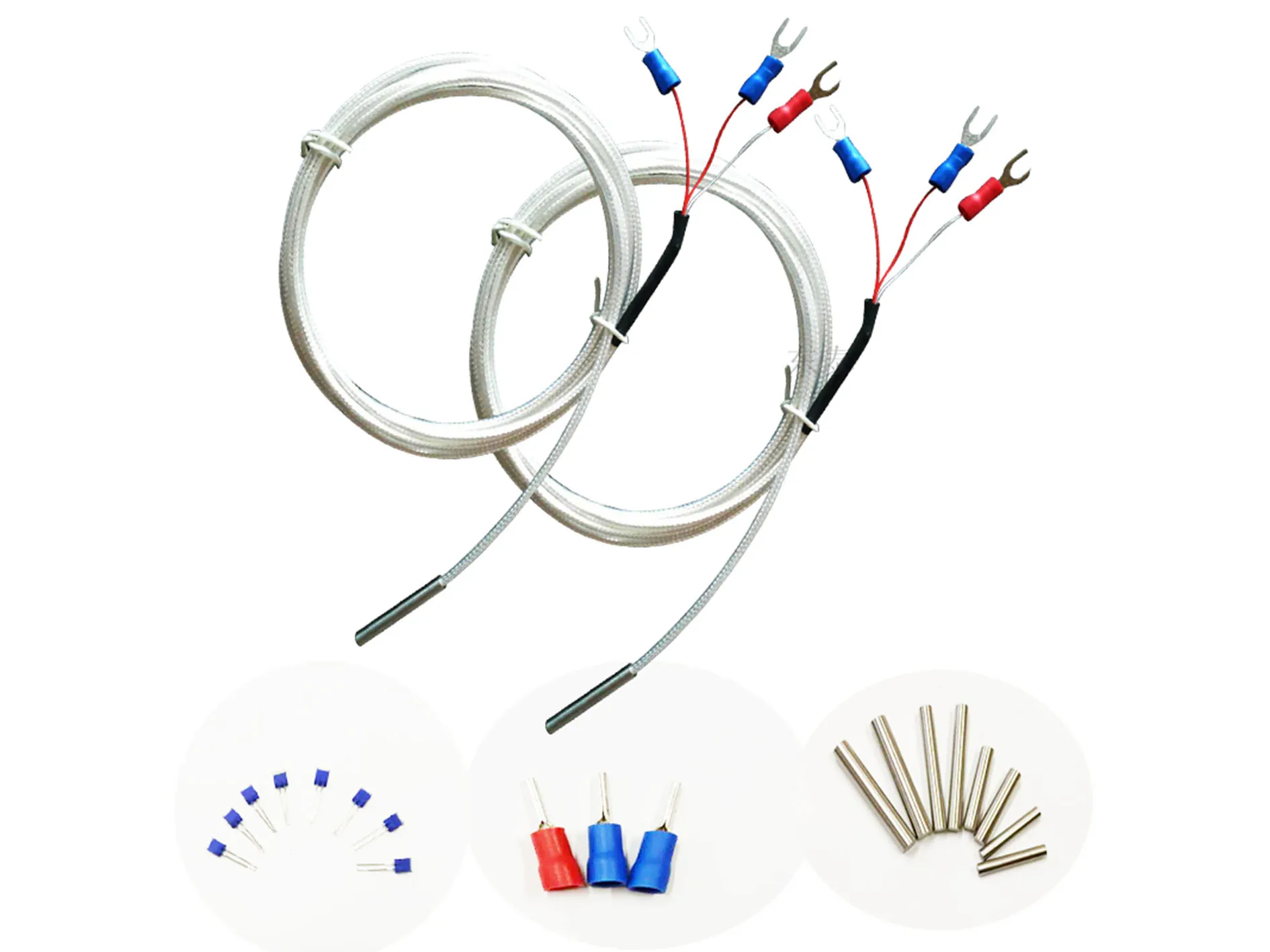 

K-type thermocouple compression spring screw thread armored pt100 injection molding machine platinum thermal resistance probe