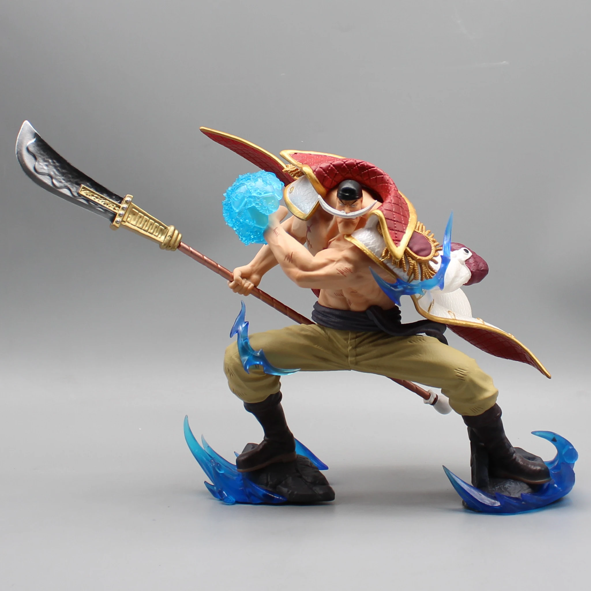 2024 Hot Anime One Piece Gk 20cm White Beard Battle Statue