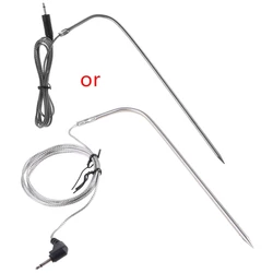Stainless Steel Meat Probe Replacement for Grills and Smokers Kitchen Accessory (For Grey)