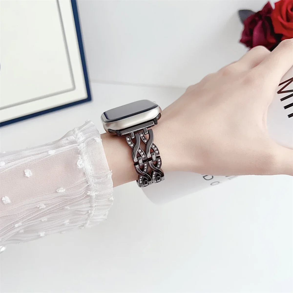 Premium Metal Watch Band For Apple Watch Series And Ultra Models_voghion.com