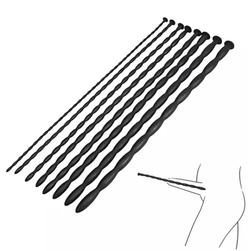 30CM Long Silicone Urethral Sound Catheter Penis Plug Male Masturbator Penis Inserts Stimulation Dilator Chastity Adult Sex Toys urethral dilator silicone urethral dilator