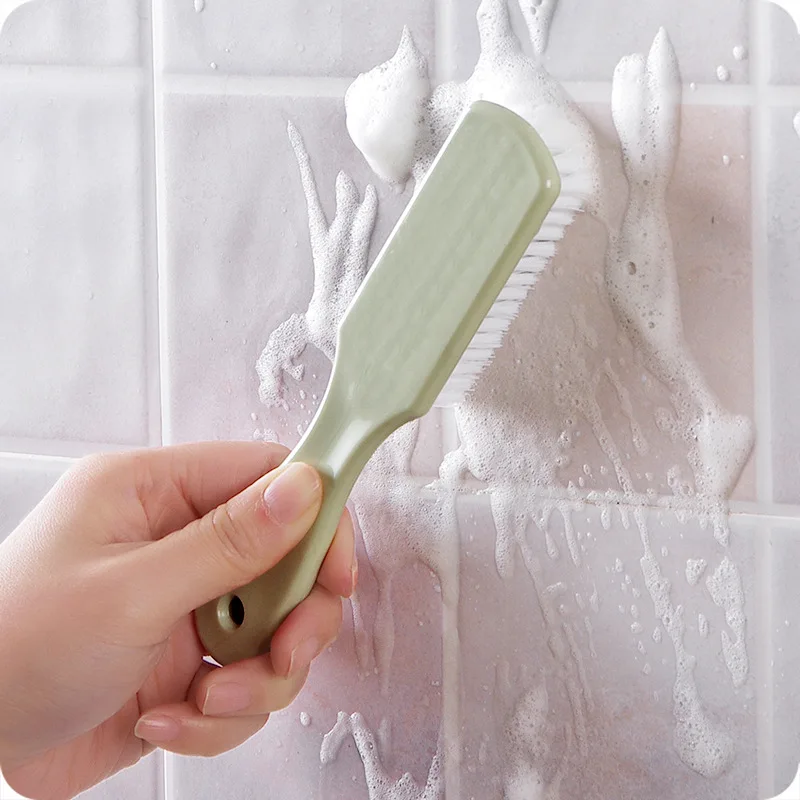 Plastic Soft Bristle Shoe Brush Multi Functional Bathroom Floor Brush Cleaning Clothes Brush Cleaning Tools 4