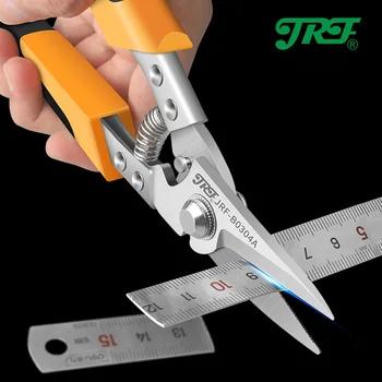 Stainless Steel Scissors Tin Snips – Metal Sheet Cutting Scissor & PVC Pipe Cutter, Professional Industrial Shears 1