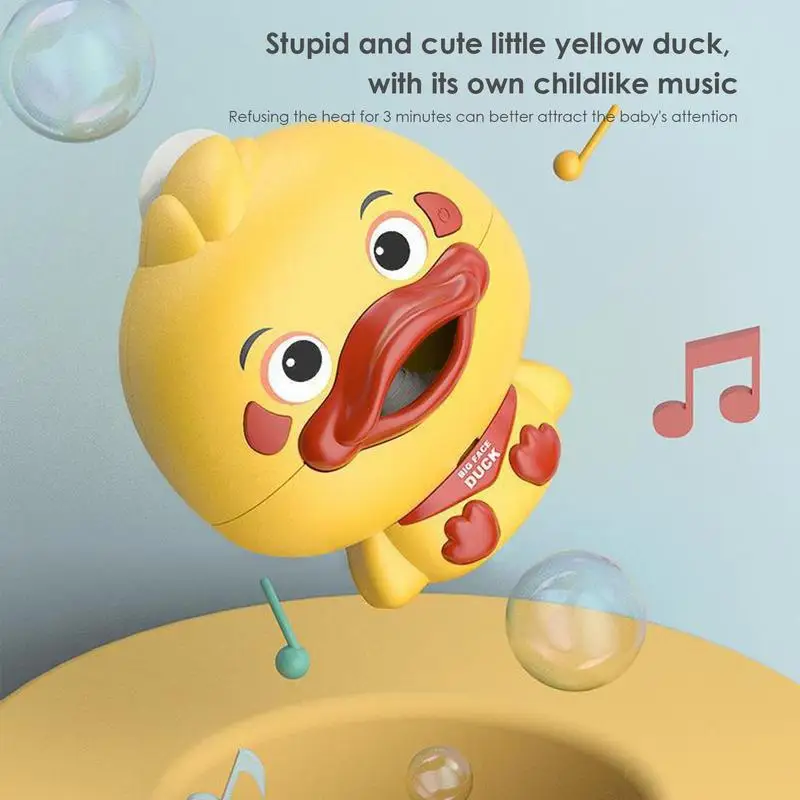 Bath Bubble Maker Cute Duck Shape Electric Music Automatic Soap Maker With 12 Songs Baby Bath Toy Bathroom Toys For Children Kid 3