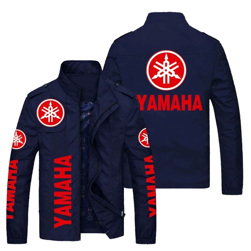 Yamaha Leather Jacket Back View