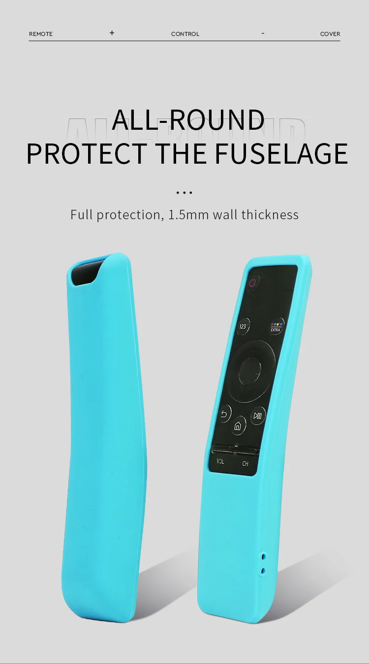 Description Picture 3 of itemSamsung Remote Control Silicone Protective Case, Smart TV Remote Cover BN59-01312A, 01312H, BN59, 01241A, 01242A, 1 Unit