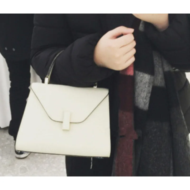 Portable Shoulder Bag Cowhide Handbags for Women High-quality Messenger Versatile Luxury Crossbody  Multicolored Female Casual