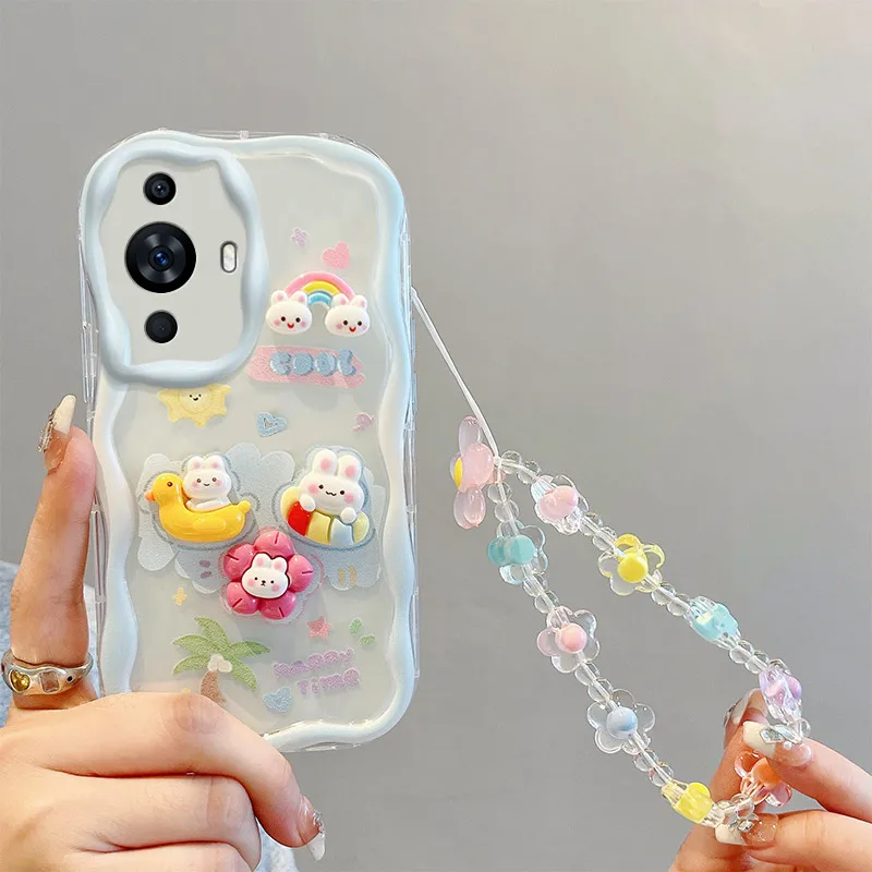 Cute Cartoon Bear Phone Case For Huawei Soft Cover_voghion.com