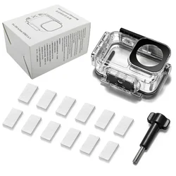 Underwater 60m Waterproof Protective Diving Case with Mount Accessories - Black color