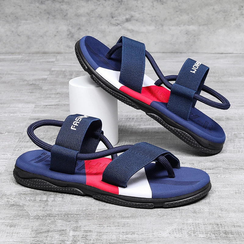 

Men's Flat Thong Sandals 2023 Summer Open Toe Beach Shoes for Men Outdoor Casual Male Flip Flops Fashion Breathable Sandalias