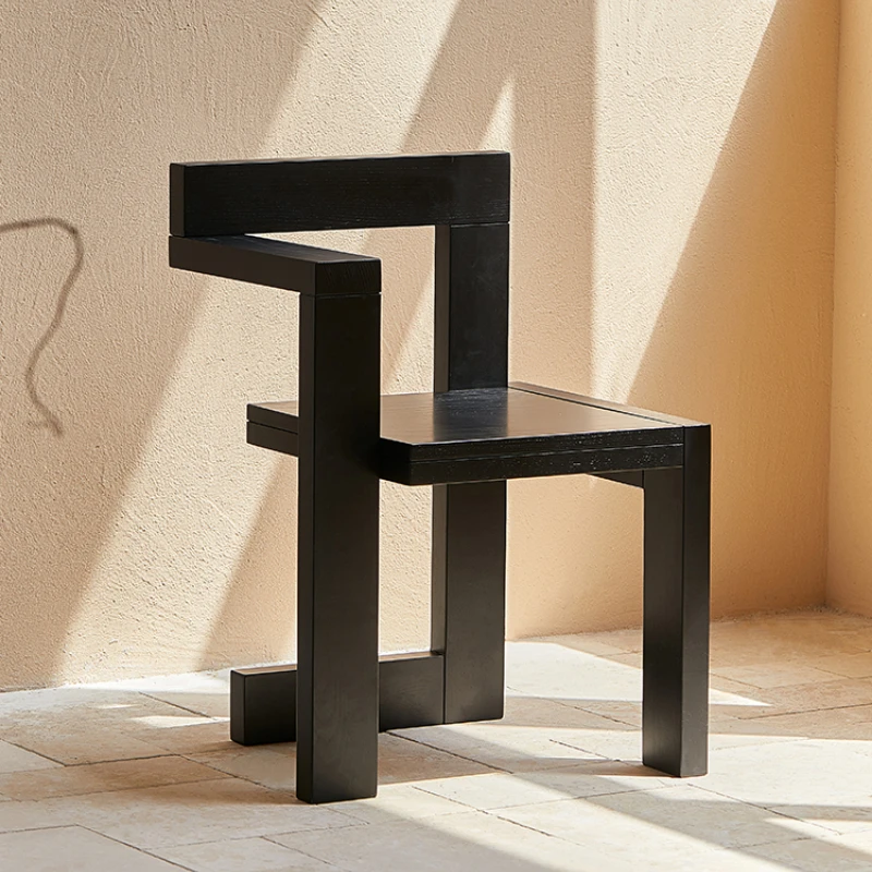 

Строительный блок, стул, одиночный стул, дизайнерский стул для отдыха, обеденный стул из массива дерева