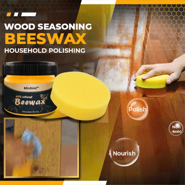 Cire d'abeille pour l'entretien de la maison, assaisonnement du bois,  polissage des meubles, résistant à l'eau | AliExpress