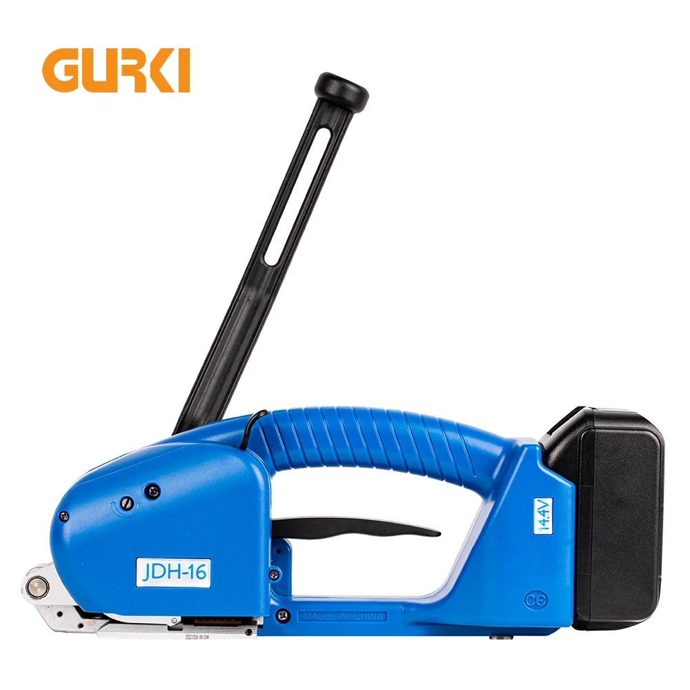 

Handheld Portable Semi Automatic Strapping Machine Large Capacity 14.4v Carbon Brush Motor Electric Battery Tool