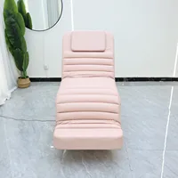 Lit de beauté électrique de luxe léger avec base dorée, lit de massage réglable pour salon de beauté, lit de massage thérapeutique pour SPA médical et esthétique 5