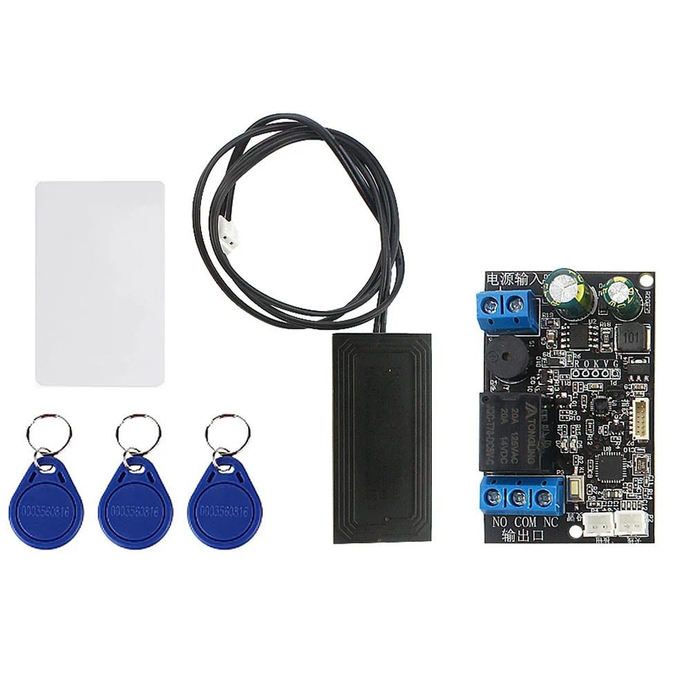 Board Fingerprint IC Card DIY Relay Module 13.56MHZ Access Control Proximity Card Controller DC12-24V Mobile Phone NFC Control