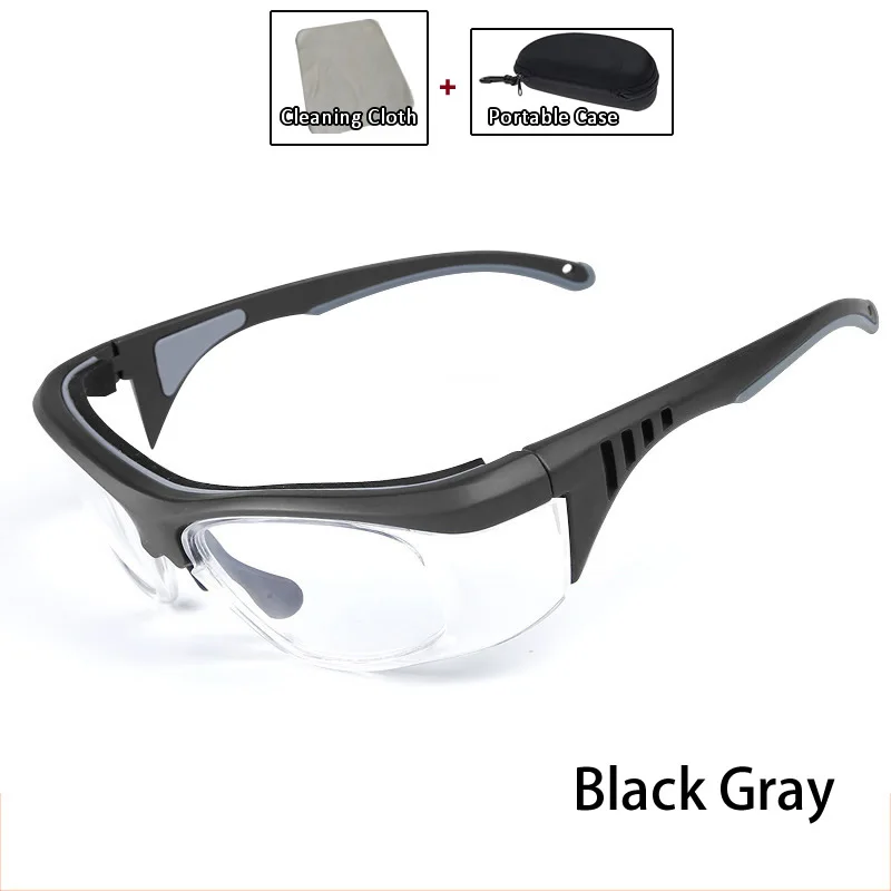 Impact-Resistant Anti-Splash Safety Glasses with Protective Case