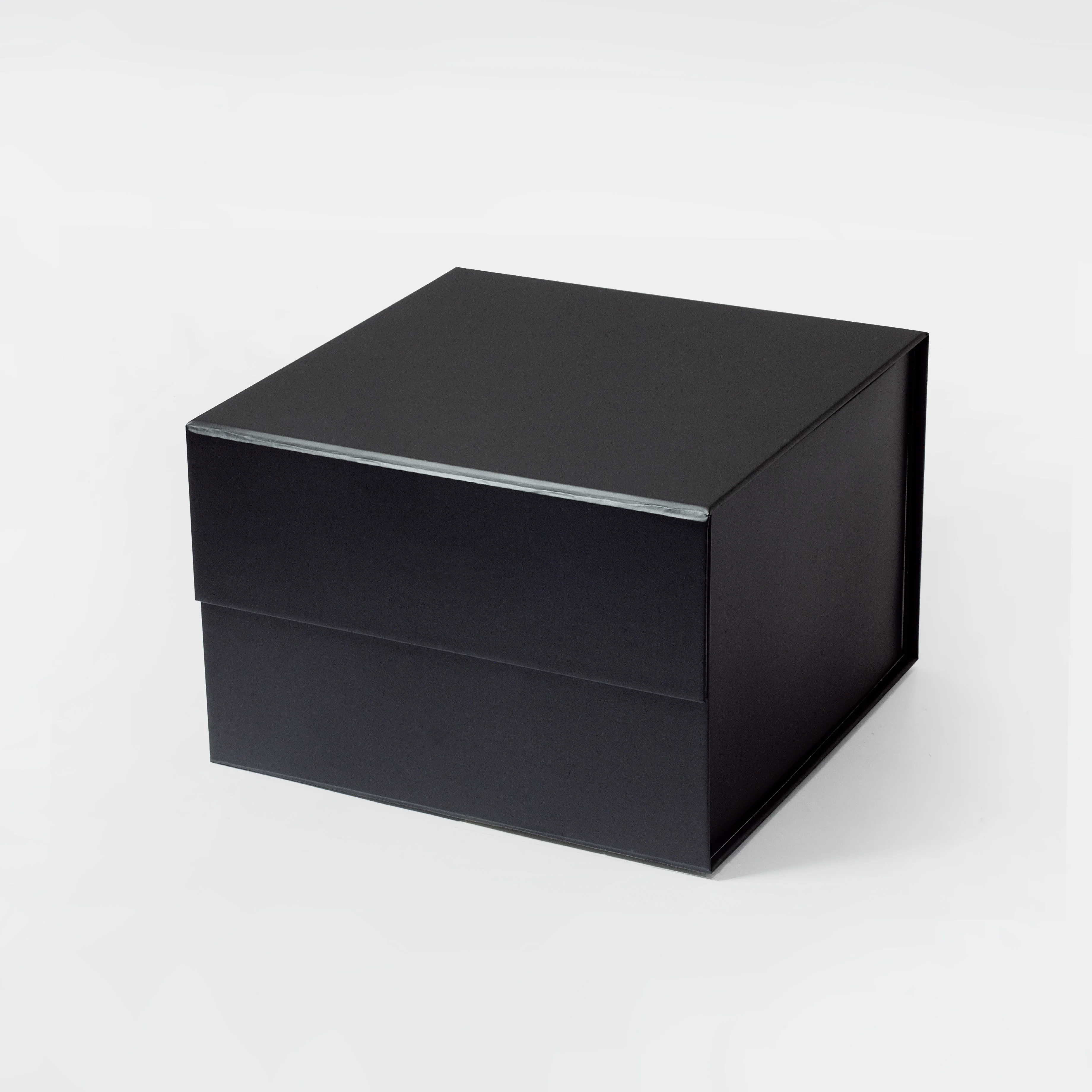 Deluxe Foldable Rigid Cardboard Gift Boxes with Magnetic Lid, Set of 2 Sizes