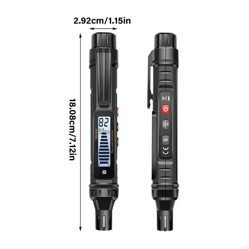 E74E Easy To Use Natural Gas Leak Detection Device For Kitchens Basements Household
