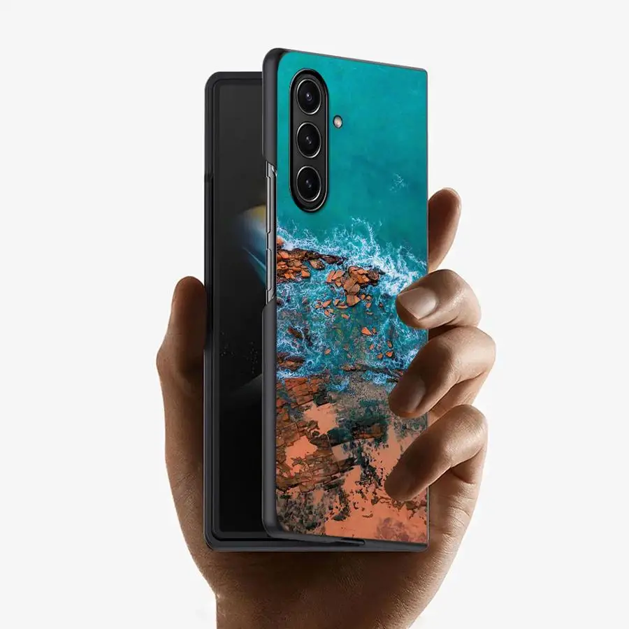 Landscape Mountain Sea View Travel Phone Case - Stylish Back Cover Design