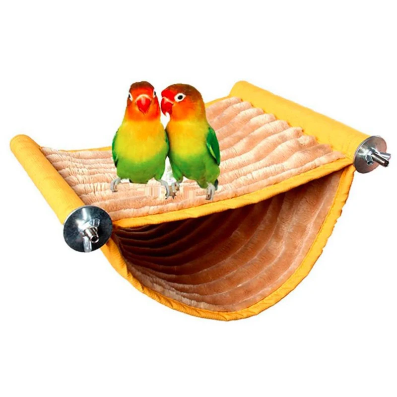 Bird Nest House Winter Warm Parrot House Bed Hammock Tent Toy Bird Cage Perch Stand for Parrots Budgies Parakeet