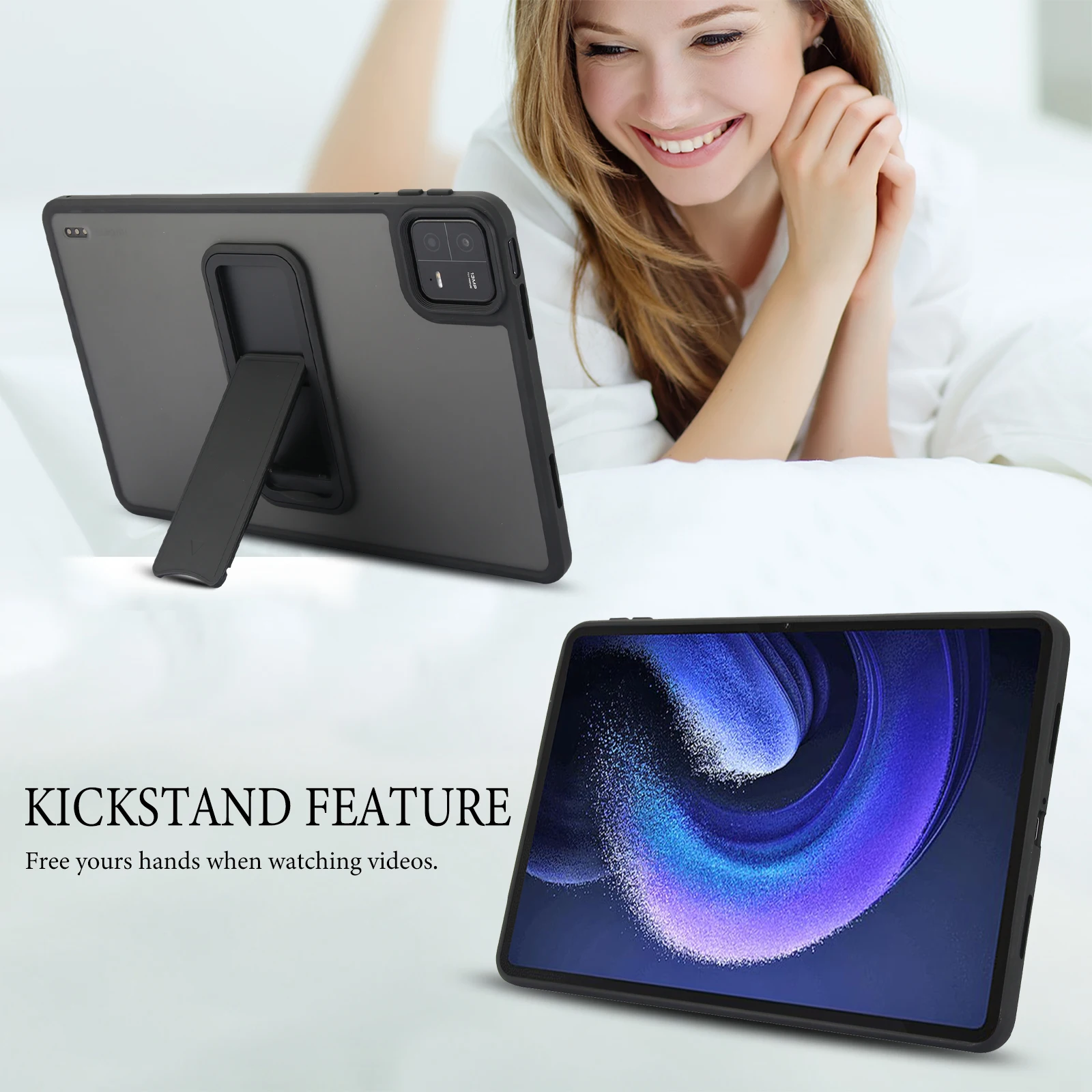 Versatile Protective Back Cover Case with Built-in Stand