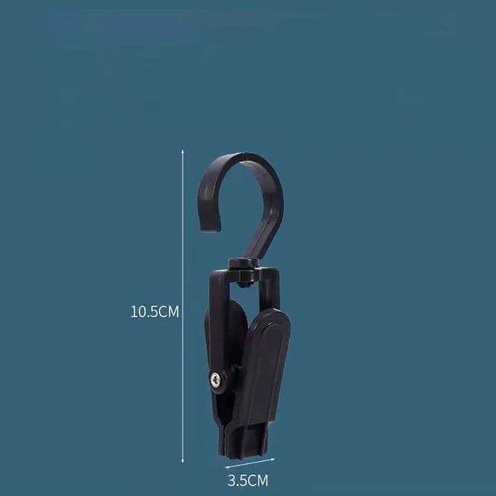 360 ° 회전식 플라스틱 클립 컴팩트 디자인 다용도 후크 후크 클립 내구성 공간 관리 모자 보관 신발 보관