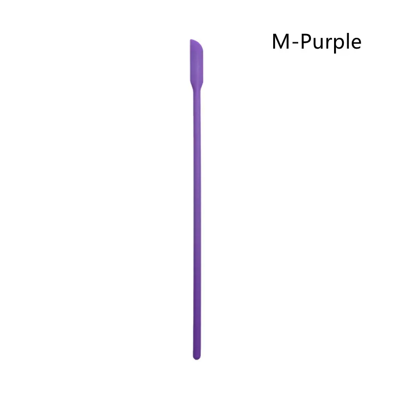1Pc Makeup Bottle Scraper Mini Tip Spatula Jam Butter Cake Spatula Cooking Smooth Surface Scraper Baking Tool Honey Mixing Spoon 