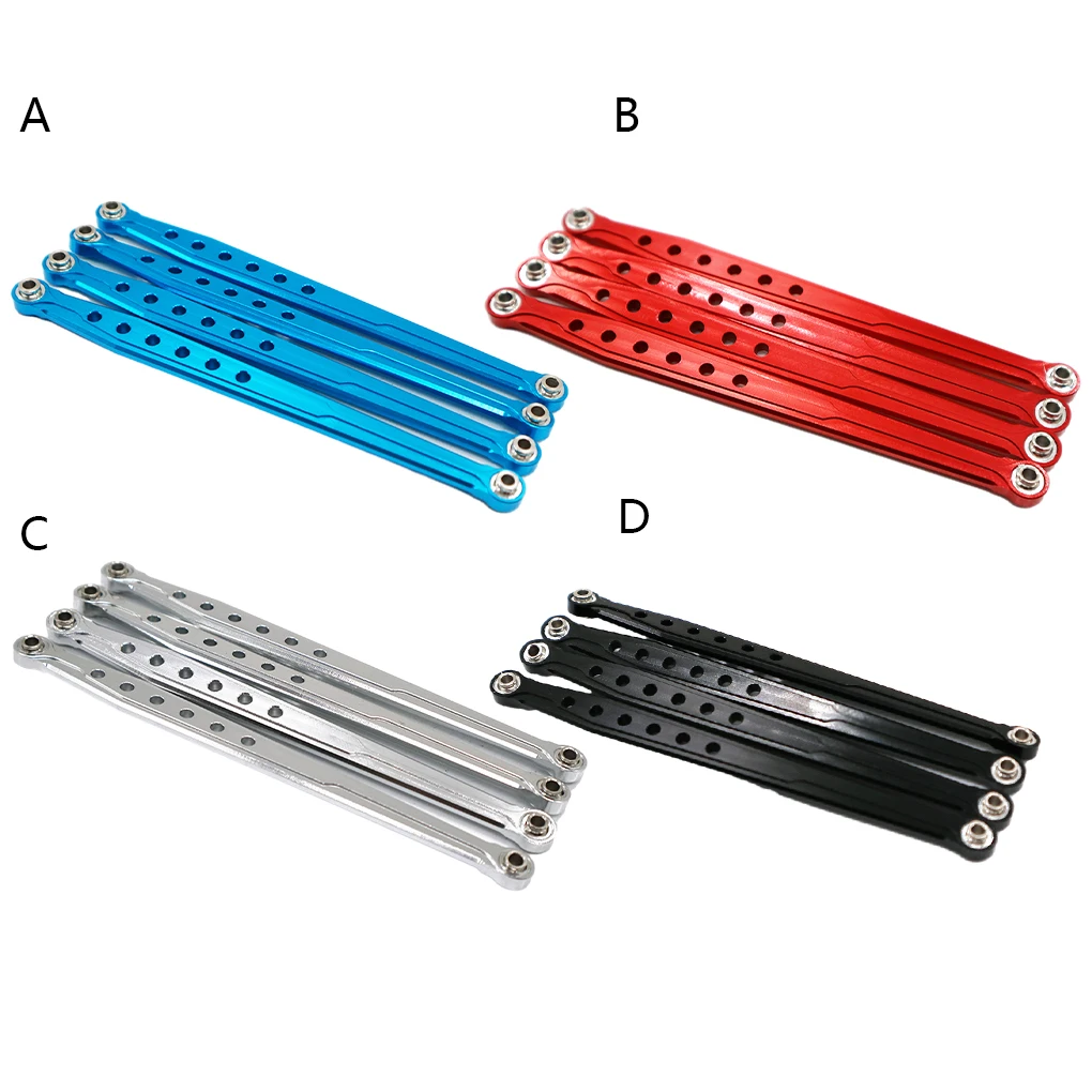 

Aluminum Alloy Wheelbase Steering Link Rod Set For 1/10 Gen7 RC Car Part RC Car Accessories Replacement Parts Black