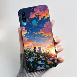 Matte Black Luxury Dragon Soft Silicone TPU Protective Phone Case for ZTE Blade A7 (2020) (HEI - TPU201)