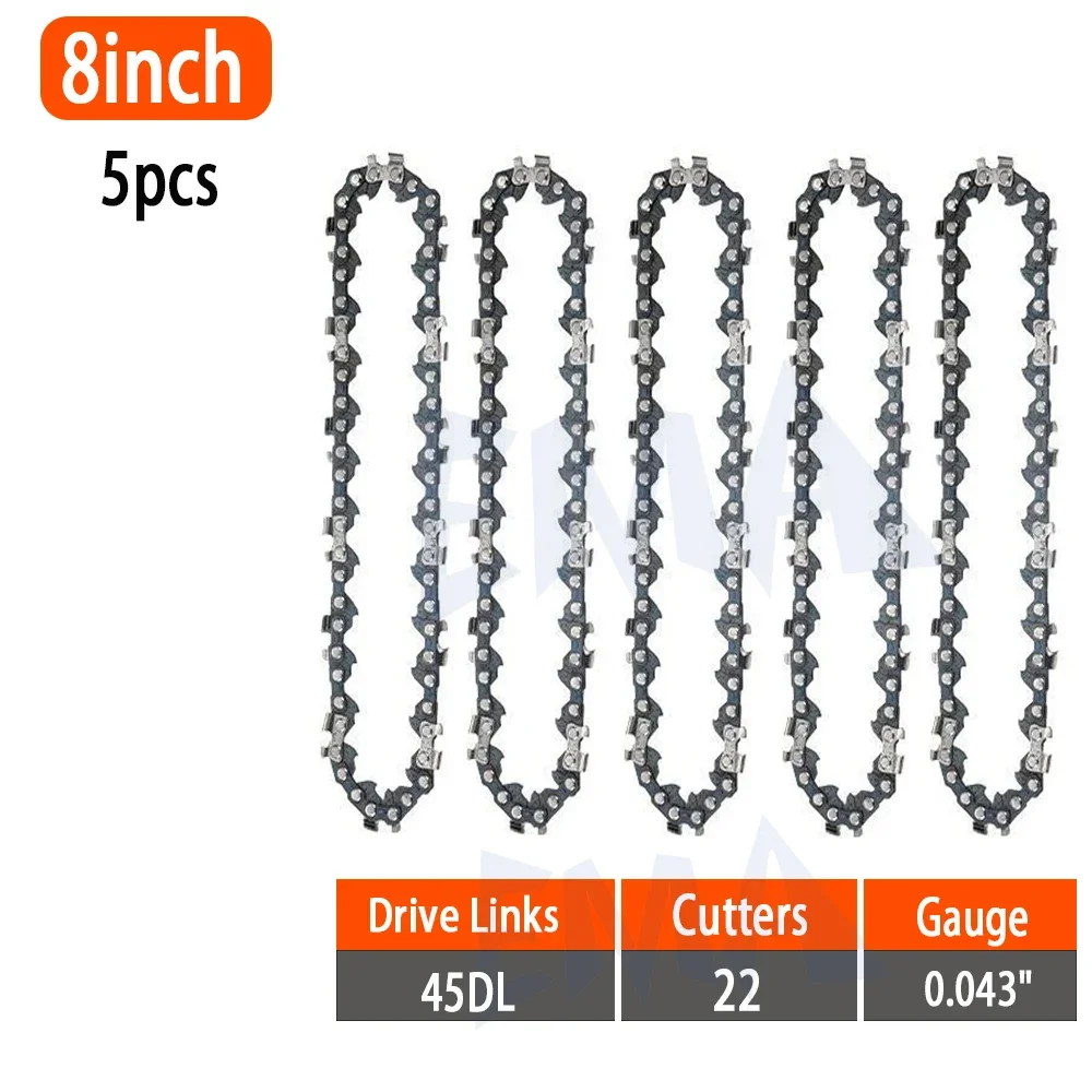 Chainsaw Chain 6 Inch/4inch/8inch Mini Steel Chainsaw Chain Electric Electric Saw Accessory Replacement Chain Saw