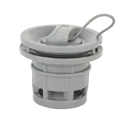 Durable PVC Air Valve Replacement for Inflatable Watercraft (Light Grey)
