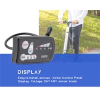 Panneau de commande de compteur LCD LED pour vélo électrique 36v 48v S800, affichage pour contrôleur de vélo électrique, connecteur étanche à 5 broches 2