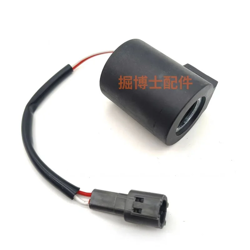 Kato HD512 820 1023 1430-1 -2- 3 pilot solenoid valve coil, rotation rotation excavator parts